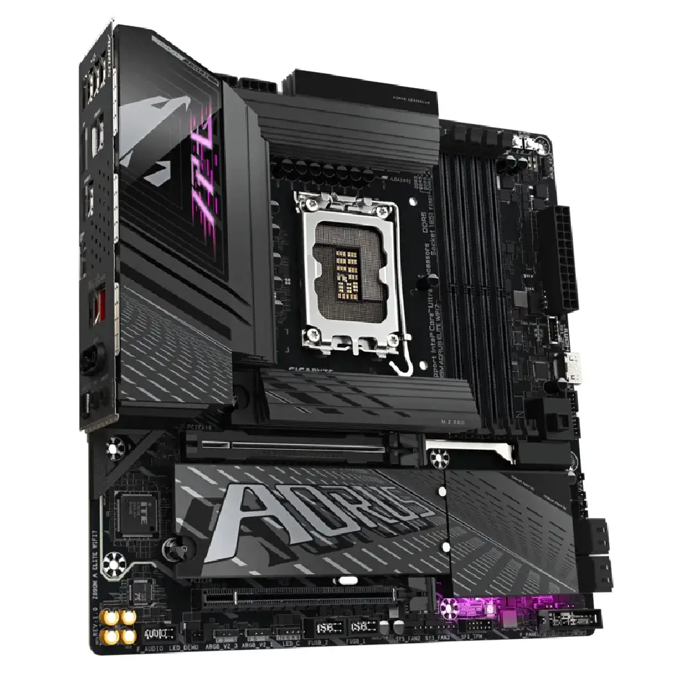 Gigabyte Motherboard Z890M AORUS ELITE WIFI7 DDR5 For Intel Ultra Processors view 3